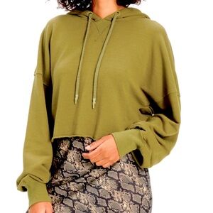 UGG Keira Cropped Hoodie Sweatshirt • NWOT